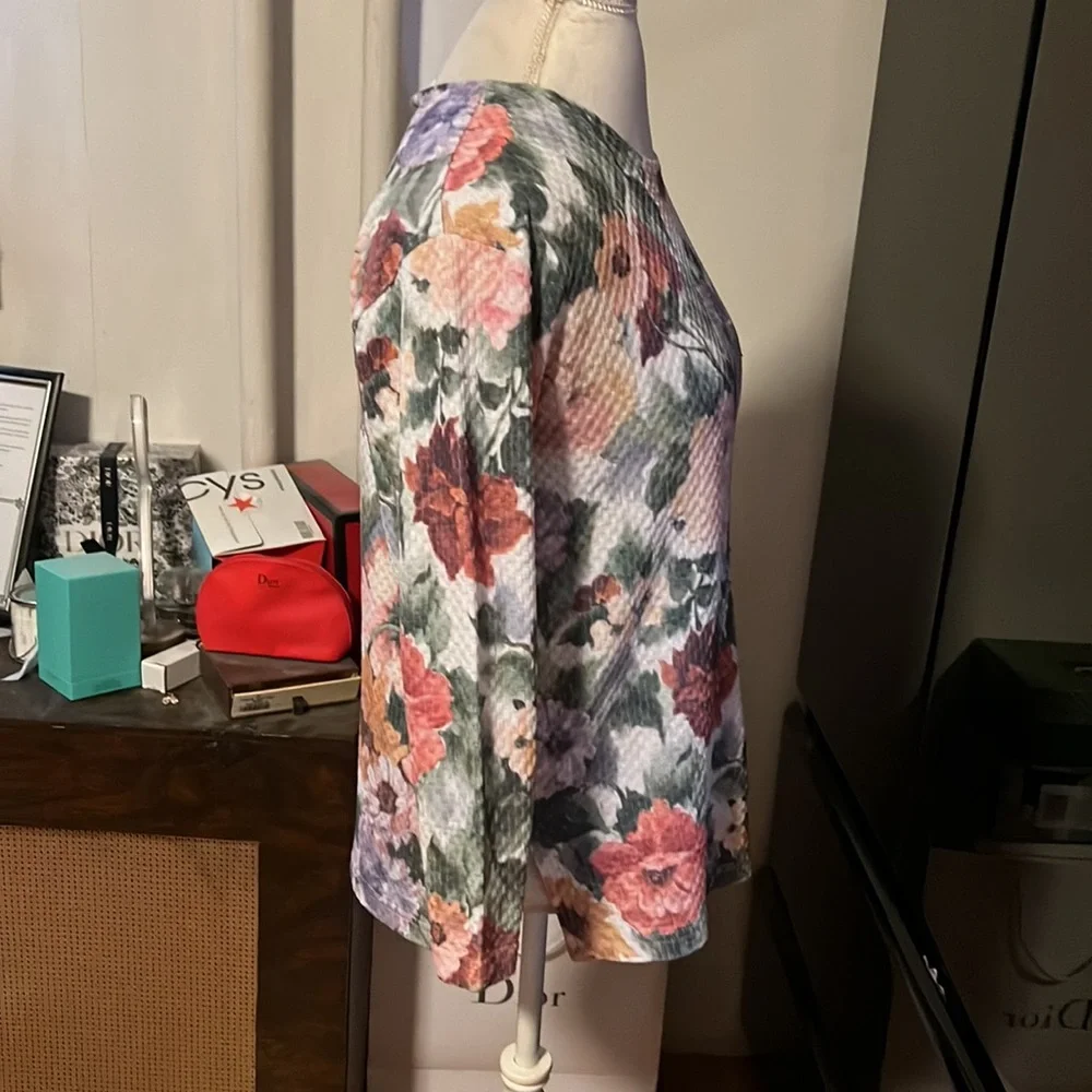🆑FINAL PRICE‼️ ❤️VINTAGE❤️ Jessica Roberts sweater like long sleeve top - Picture 2 of 5
